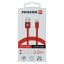 DATOVÝ KABEL SWISSTEN TEXTILE USB / MICRO USB 3,0 M ČERVENÝ