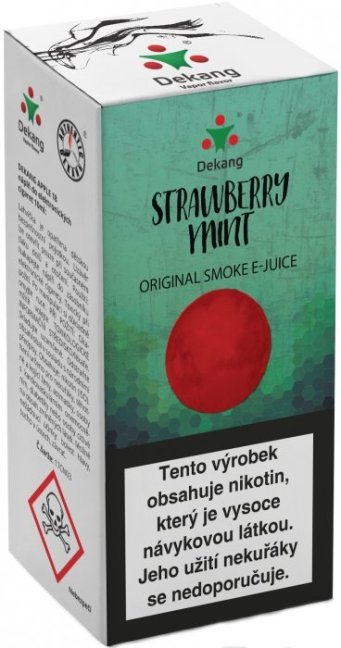 Liquid Dekang Strawberry Mint 10ml - 11mg (Jahoda s mátou)
