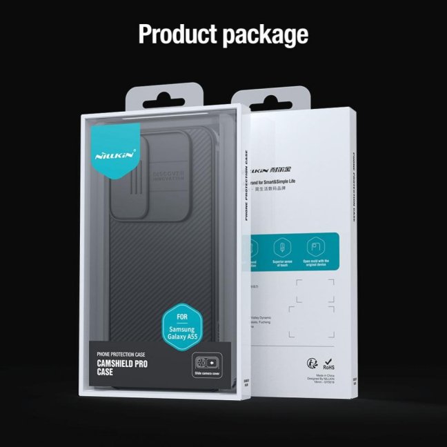 Nillkin CamShield PRO Magnetic Zadní Kryt pro Samsung Galaxy A55 5G Black