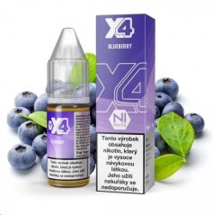X4 Bar Juice Salt - E-liquid - Blueberry (Borůvka) - 20mg