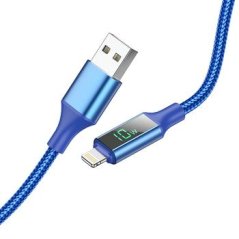 BOROFONE KABEL BU32 EXCLUSIVE - USB TO LIGHTNING - 2,4A 1,2 METRU MODRÝ