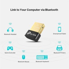 TP-LINK Bluetooth 4.0 Nano USB Adapter, Nano Size, USB 2.0