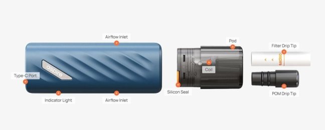 Aspire Vilter Fun - Pod Kit - 400mAh - Midnight Blue