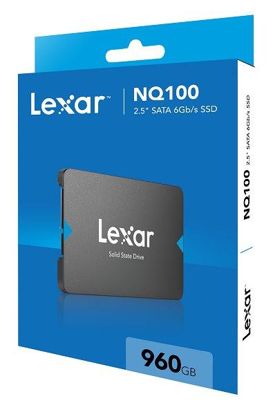 Lexar SSD NQ100 2.5" SATA III - 960GB (čtení/zápis: 560/500MB/s)