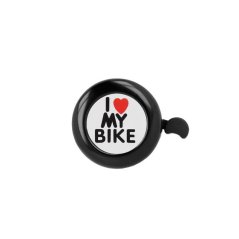 Zvonek na kolo (I love my bike) Forever Outdoor Černý