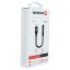 AUDIO ADAPTÉR SWISSTEN TEXTILE USB-C/JACK (samice) 0,15 M ČERNÝ