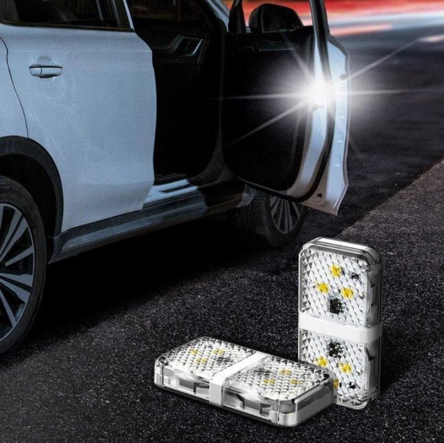 Baseus CRFZD-01 Door Open Warning Light 2pcs Black