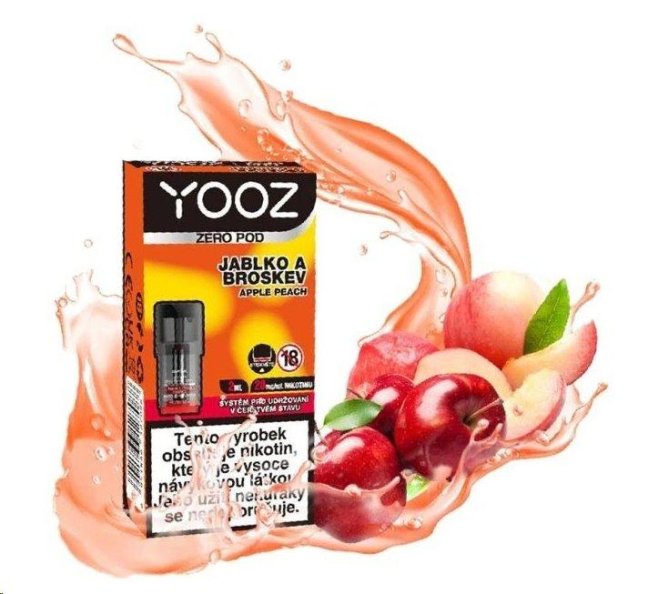 YOOZ ZERO POD JABLKO A BROSKEV 20MG
