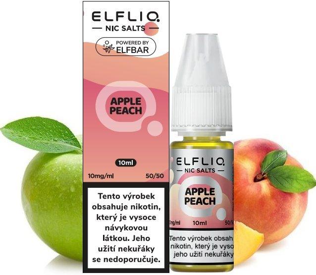 LIQUID ELFLIQ NIC SALT APPLE PEACH 10ML - 10MG