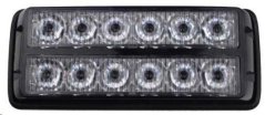 PREDATOR dual 12x1W LED, 12-24V, modrý, kf006dblu