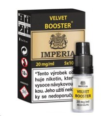 Nikotinová báze Velvet Booster CZ IMPERIA 5x10ml PG80-VG20 20mg