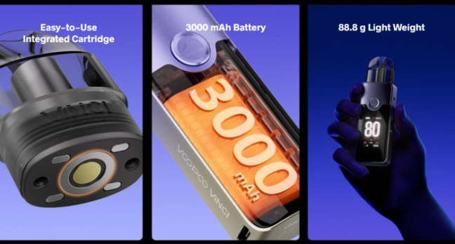 VOOPOO VINCI E80 Pod elektronická cigareta 3000mAh Purple-Gold Gradient 1ks