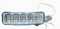 SW-3060 denní svícení LED - šedý rám - bílé - 5LED - 12V - 5W