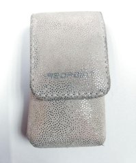 Pouzdro kožené svislé na Nokia 6700 slide světlé lesklé 80x40mm