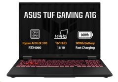 ASUS TUF Gaming A16 FA608WV-RL006, AI 9 - HX 370, 16.0˝ 1920x1200 FHD+, RTX 4060/8GB, 32GB, SSD 1TB, FDOS, 50TOPS