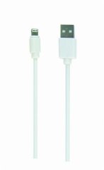 Gembird kábel nabíjací Lightning 8-pin (M) na USB 2.0 (M), 1 m, biely