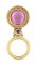 Ring Brilliant na mobilní telefon Violet-Gold