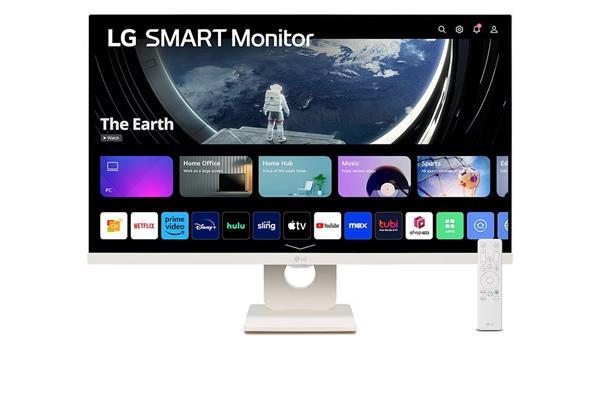 LG 27SR50F-W 27"W IPS 1920x1080 8ms 5 000 000:1 250cd HDMI biela repro Smart WebOS