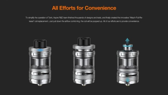 Aspire Guroo - Clearomizer - 5ml (Gunmetal)