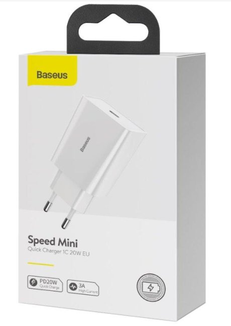 Baseus CCFS-SN02 Speed Mini Nabíječka USB-C 20W White