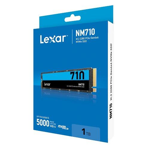 Lexar SSD NM710 PCle Gen4 M.2 NVMe - 1TB (čtení/zápis: 5000/4500MB/s)