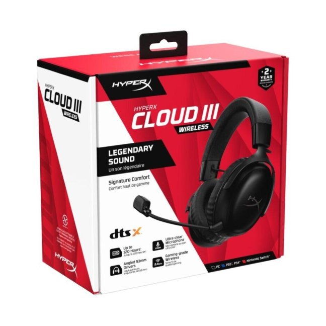 HyperX Cloud III Wireless - Black