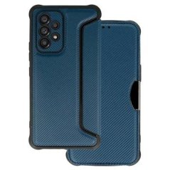 Pouzdro Razor Carbon Book pro Samsung Galaxy A52/A52S tmavě modrá