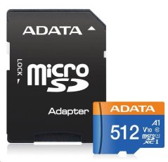 Adata/micro SDXC/512GB/UHS-I U1 / Class 10/+ Adaptér