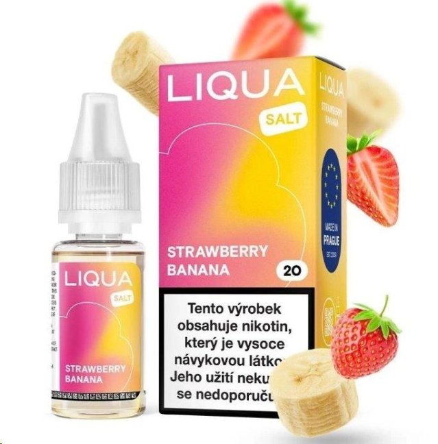 LIQUA SALT - STRAWBERRY BANANA (SLADKÉ JAHODY A BANÁN) 10MG LIQUA SALT - STRAWBERRY BANANA (SLADKÉ JAHODY A BANÁN) 10MG