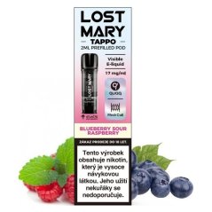 Lost Mary Tappo Pod - přednaplněná Cartridge - Blueberry Sour Raspberry - 20mg