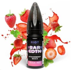 Riot BAR EDTN - Salt e-liquid - Strawberry Maxx - 10ml - 10mg