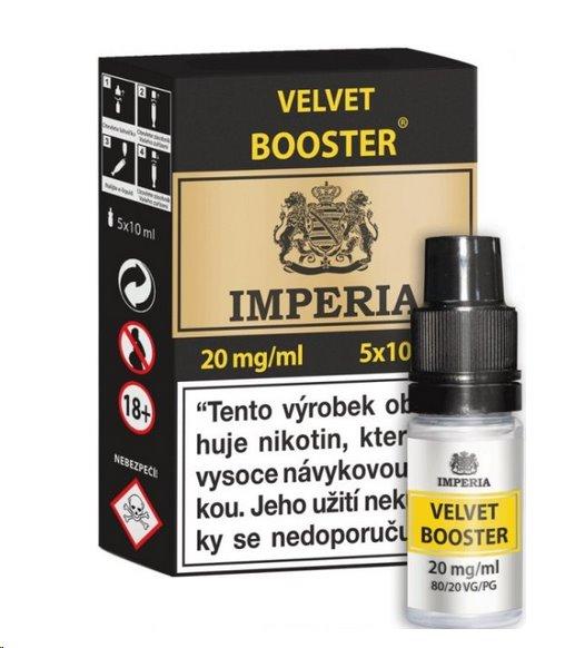 Nikotinová báze Velvet Booster CZ IMPERIA 5x10ml PG80-VG20 20mg