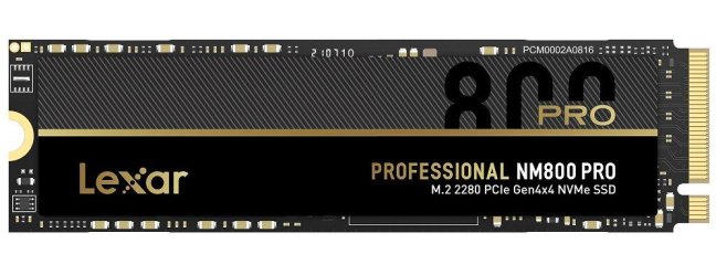 Lexar SSD NM800PRO PCle Gen4 M.2 NVMe - 1TB (čtení/zápis: 7500/6300MB/s)