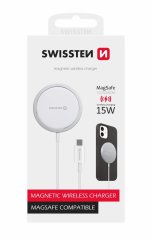 SWISSTEN BEZDRÁTOVÁ NABÍJEČKA MAGPUCK (kompatibilní s MagSafe)