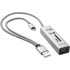 Yenkee YHC 102SR USB OTG COMBO HUB+čtečka