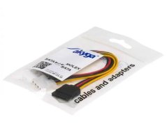 Akyga adapter SATA/SATA/MOLEX/15cm