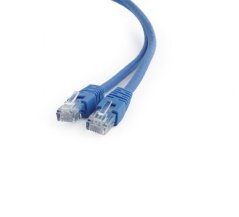 Gembird patch kabel Cat6 UTP, 0.25 m, modrý