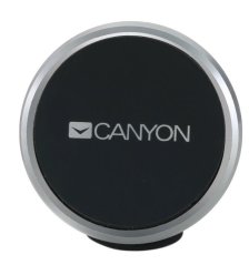 CANYON držák na telefon do auta, magnetický, instalace do ventilace, funkce zamknutí, 2 plíšky v balení, černá