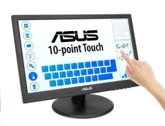 ASUS VT169HE 15,6" IPS Touch 10-bodový dotykový monitor 1920x1080 5ms 220cd HDMI, D-Sub čierny