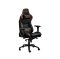 CANYON herní židle Corax, PU kůže, kovový rám, 90-165 °, 4D opěrka, Tilt Lock, plynový zdvih třídy 4, černo-oranžová