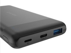 CANYON powerbanka PB-1009B,10 000mAh Li-pol, In USB-C+Lightning-Apple,Out USB-C PD 20W+1xUSB-A QC 3.0,černá