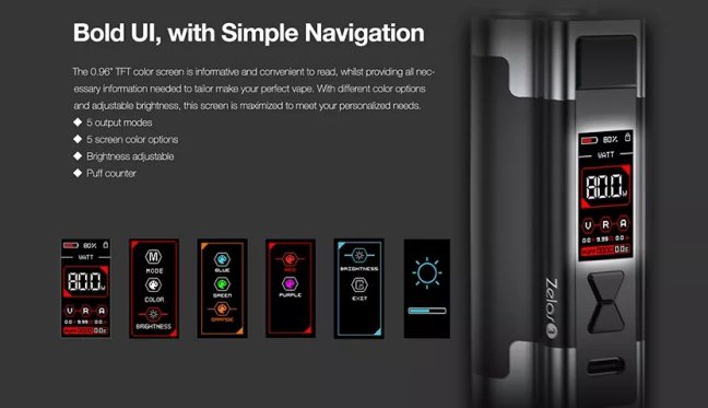 Aspire Zelos 3 - Full Grip Kit - GunMetal