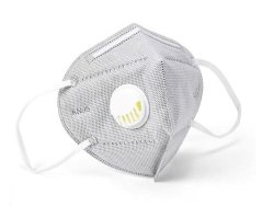 Maska - respirátor ŠEDÝ s FILTREM N95/FFP2 5 vrstev po expiraci