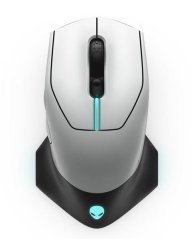 Alienware 610M Wired / Wireless  Gaming Mouse - AW610M (Lunar Light)