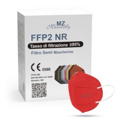 Respirátor FFP2 NR červený 1ks/bal po expiraci