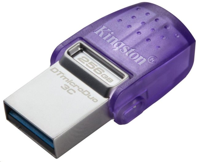 Kingston flash disk 256GB DT MicroDuo 3C USB A + USB-C