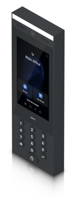 Ubiquiti UA-Intercom, Přístupový systém, NFC čtečka, kamera, dotyk. displej, 1x RJ-45, Bluetooth 4.2, NFC, PoE, IP65