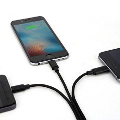 Multifunkční USB Kabel 3v1 Lightning / micro USB / USB-C - 1,2m - 100W