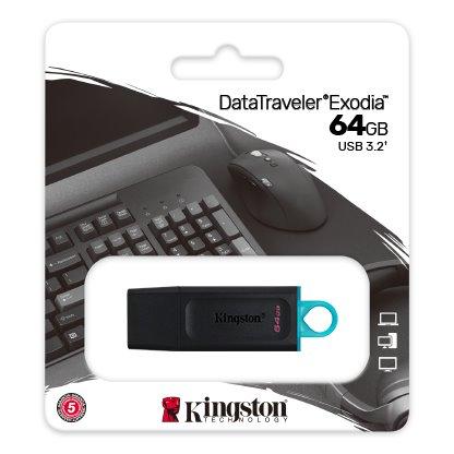 Kingston flash disk 64GB DT Exodia USB 3.2 Gen 1