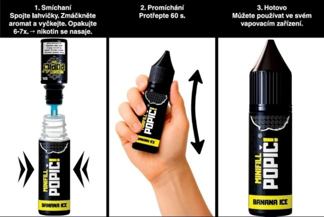 POPIČ! MiniFill 2v1 Lemon Lime 15ml 6mg